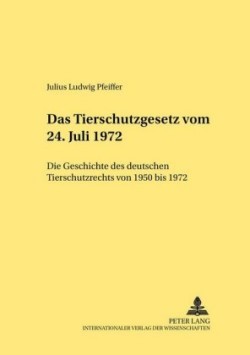 Tierschutzgesetz vom 24. Juli 1972