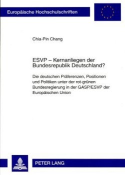 Esvp - Kernanliegen Der Bundesrepublik Deutschland?