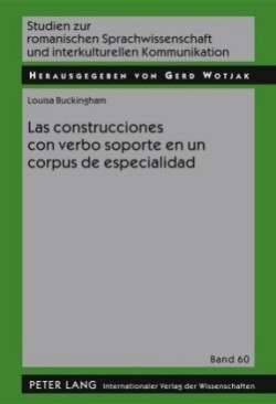 Construcciones Con Verbo Soporte En Un Corpus de Especialidad