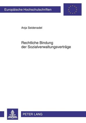 Rechtliche Bindung Der Sozialverwaltungsvertraege