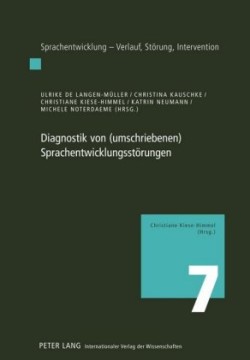 Diagnostik Von (Umschriebenen) Sprachentwicklungsstoerungen