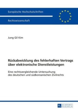 Rueckabwicklung Des Fehlerhaften Vertrags Ueber Elektronische Dienstleistungen