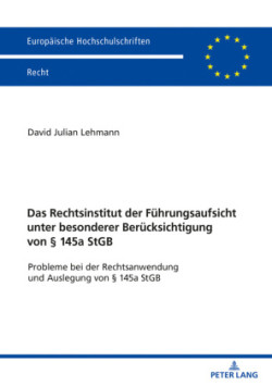 Rechtsinstitut der Fuehrungsaufsicht unter besonderer Beruecksichtigung von § 145a StGB