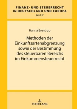 Methoden Der Einkunftsartenabgrenzung Sowie Der Bestimmung Des Steuerbaren Bereichs Im Einkommensteuerrecht