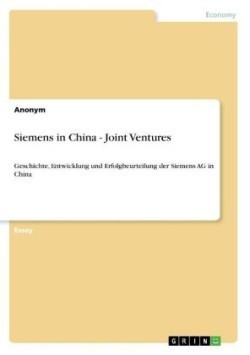 Siemens in China - Joint Ventures