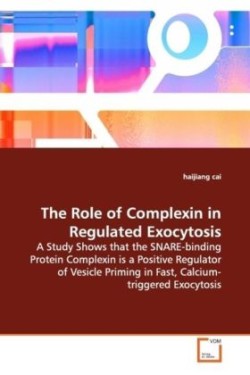 Role of Complexin in Regulated Exocytosis
