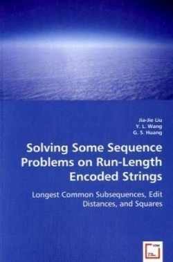 Solving Some Sequence Problems on Run-Length Encoded Strings