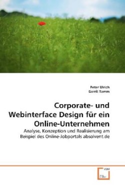 Corporate- und Webinterface Design für ein Online-Unternehmen