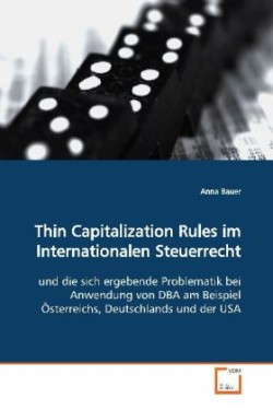 Thin Capitalization Rules im Internationalen  Steuerrecht