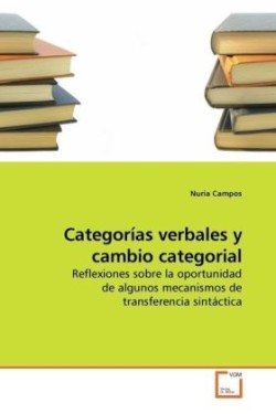 Categorías verbales y cambio categorial