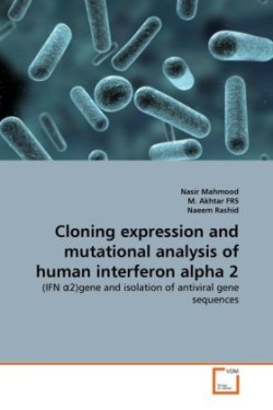 Cloning expression and mutational analysis of human interferon alpha 2