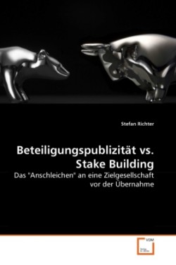 Beteiligungspublizität vs. Stake Building