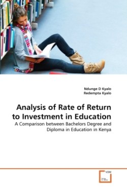 Analysis of Rate of Return to Investment in Education