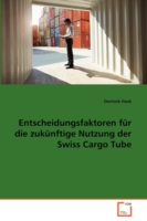 Entscheidungsfaktoren für die zukünftige Nutzung der Swiss Cargo Tube