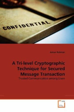 Tri-level Cryptographic Technique for Secured Message Transaction