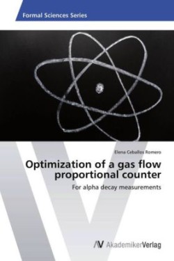 Optimization of a gas flow proportional counter