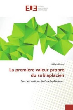 La première valeur propre du sublaplacien