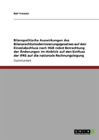 Bilanzpolitische Auswirkungen Des Bilanzrechtsmodernisierungsgesetzes Auf Den Einzelabschluss Nach Hgb