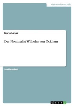 Nominalist Wilhelm von Ockham