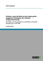 Struktur, wenn die Welt aus den Fugen gerät... Suggestive Strategien der verbalen Kriegsvorbereitung