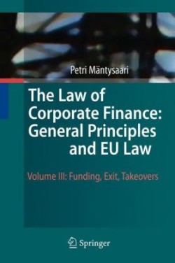 Law of Corporate Finance: General Principles and EU Law