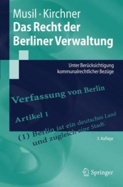 Recht Der Berliner Verwaltung