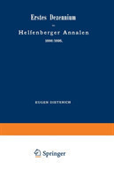 Erstes Dezennium der Helfenberger Annalen 1886/1895 / Helfenberger Annalen 1896