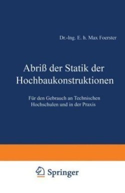 Abriß Der Statik Der Hochbaukonstruktionen