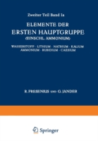 Elemente der Ersten Hauptgruppe; Einschl. Ammonium;