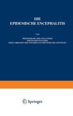 Die Epidemische Encephalitis