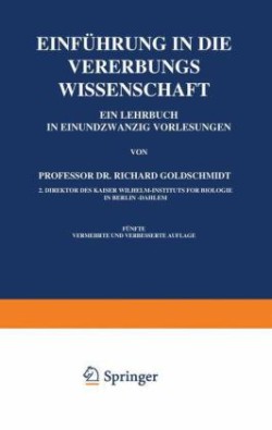 Einführung in die Vererbungswissenschaft