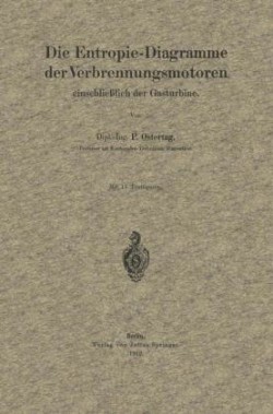 Die Entropie-Diagramme der Verbrennungsmotoren einschließlich der Gasturbine