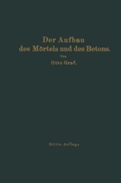 Aufbau Des Mörtels Und Des Betons