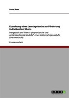 Erprobung eines Lerntagebuchs zur Förderung individuellen Übens