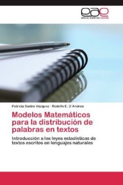 Modelos Matemáticos para la distribución de palabras en textos
