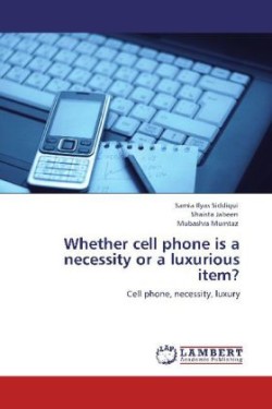 Whether cell phone is a necessity or a luxurious item?