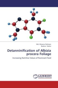 Detanninification of Albizia Procera Foliage