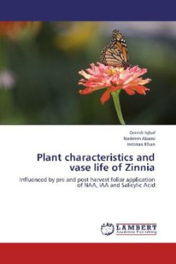 Plant characteristics and vase life of Zinnia