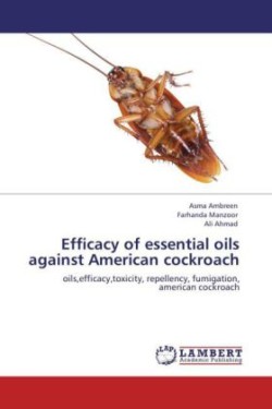 Efficacy of essential oils against American cockroach