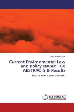 Current Environmental Law and Policy Issues