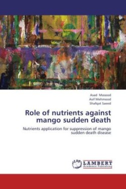 Role of nutrients against mango sudden death