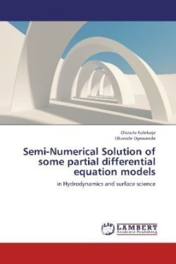 Semi-Numerical Solution of some partial differential equation models
