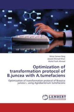 Optimization of transformation protocol of B.juncea with A.tumefaciens