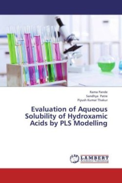 Evaluation of Aqueous Solubility of Hydroxamic Acids by Pls Modelling