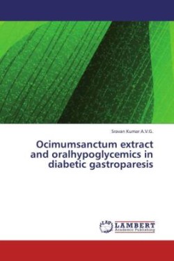 Ocimumsanctum extract and oralhypoglycemics in diabetic gastroparesis