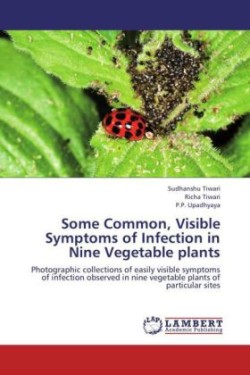 Some Common, Visible Symptoms of Infection in Nine Vegetable Plants