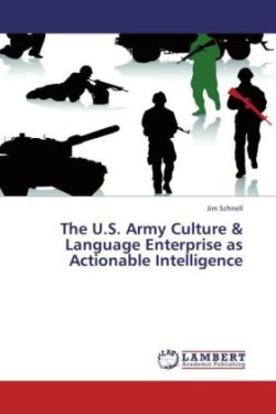 U.S. Army Culture & Language Enterprise as Actionable Intelligence