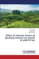 Effect of climatic factors & plucking interval on growh & yield of tea