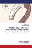 Metals doped W-type hexaferrite nanoparticles