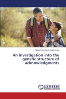 investigation into the generic structure of acknowledgments